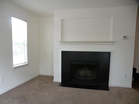 Living room fireplace