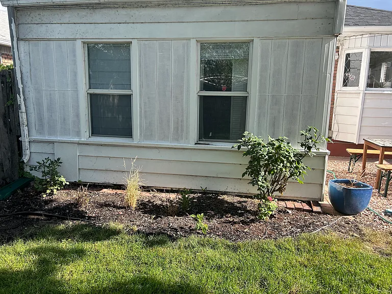 Repainted back of house in summer 2024