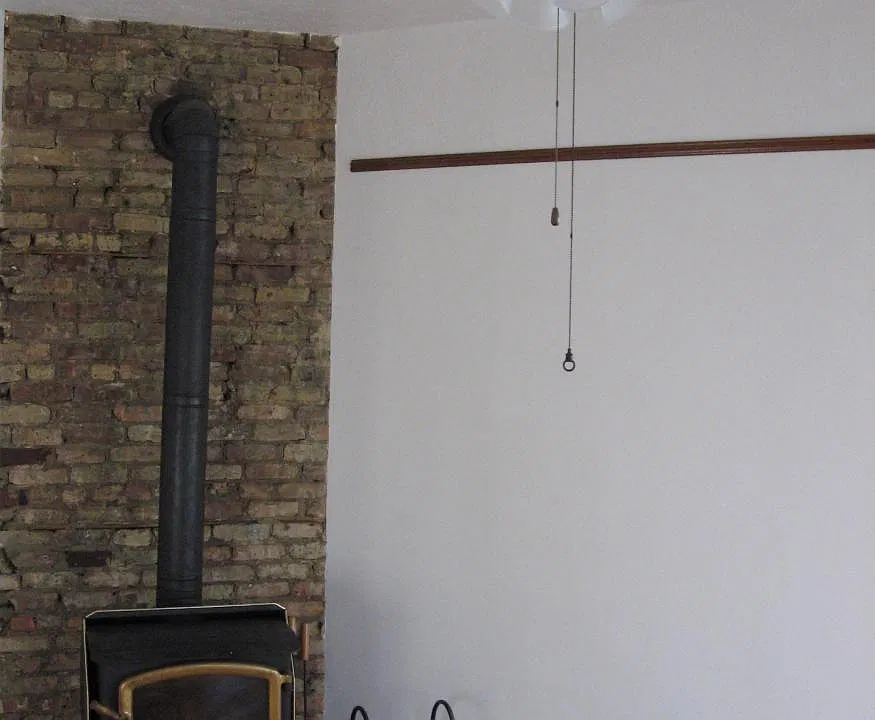 Wood Burning Fireplace