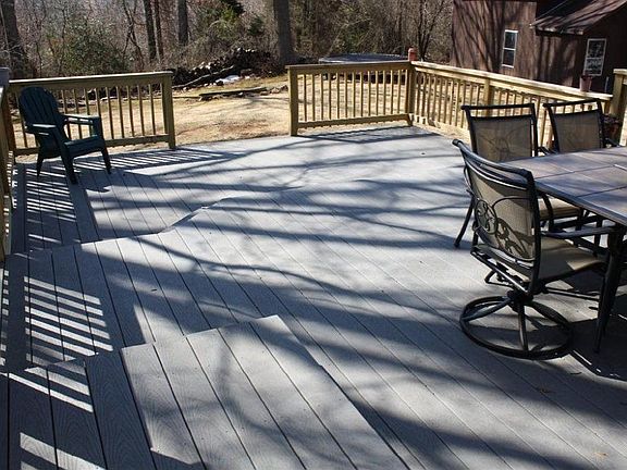 New Deck with Trex Flooring