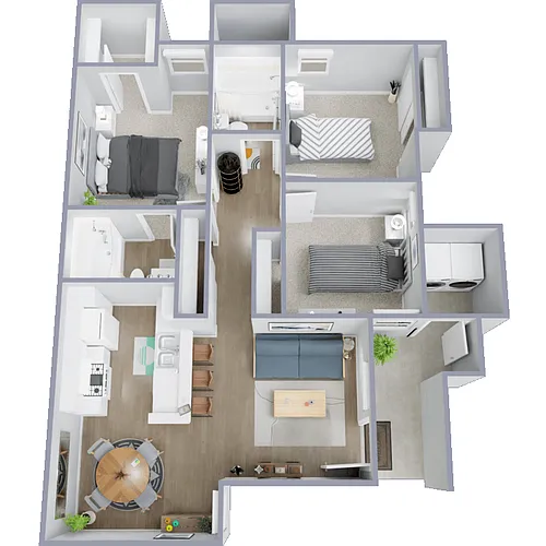 Floor plan Plan D