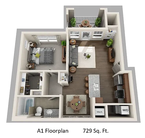 Floor plan A1