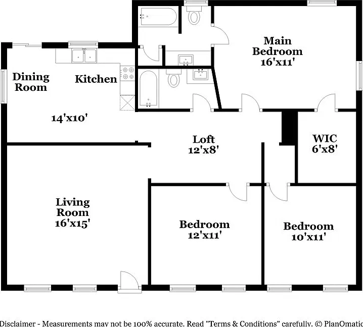 3 bed, 2.0 bath, 1182 sqft, $1,910 — Photo 2