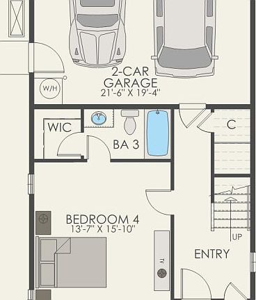 First Floor 4 br 3.5 ba