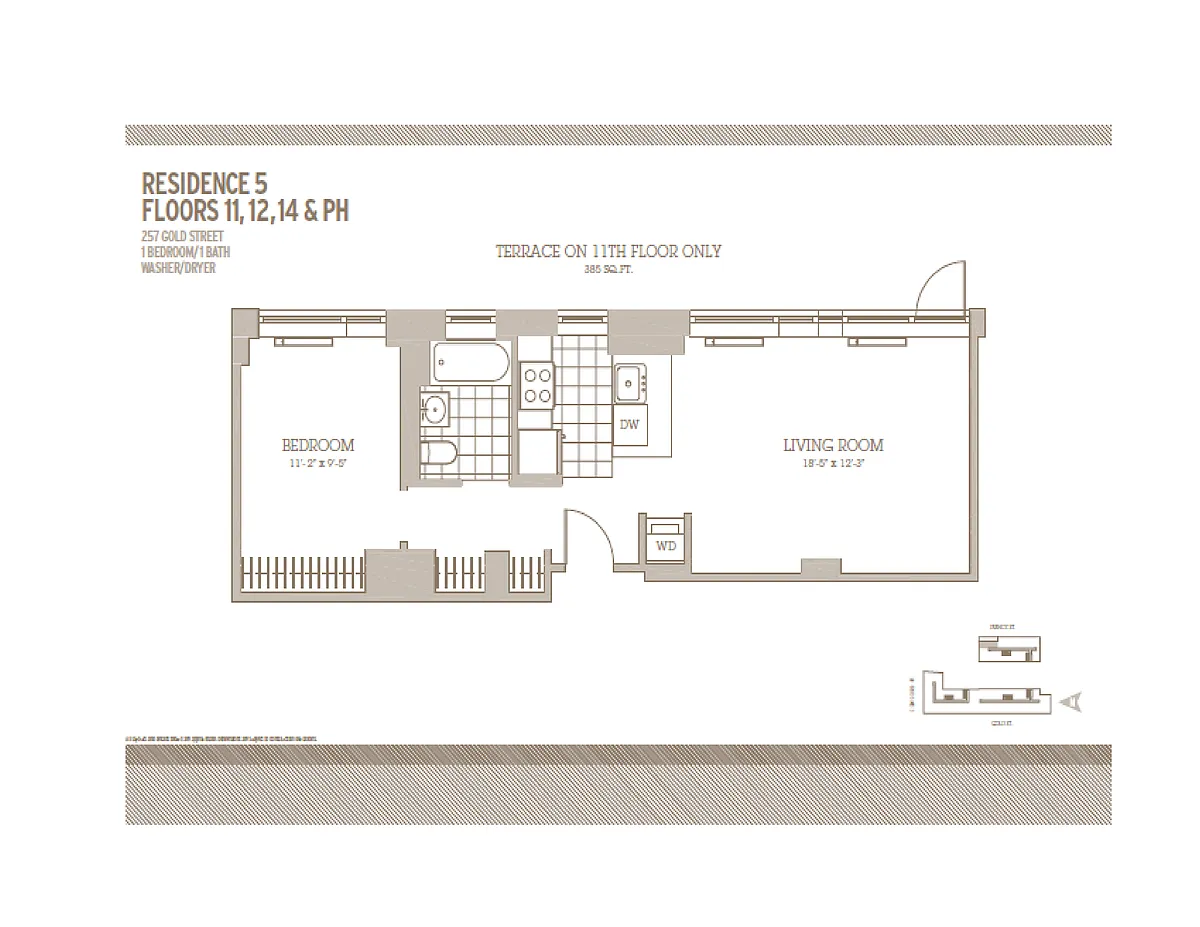 Photo 2 of 13 - 257 Gold St #Penthouse 5 - Brooklyn, NY Building Photo - 257 Gold St #Penthouse 5