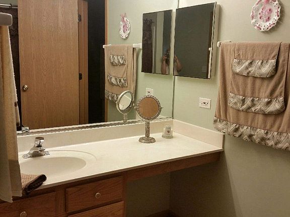 Master bath vanity