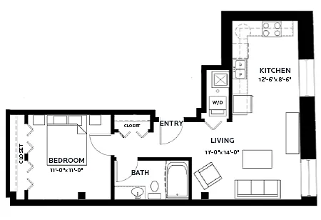 Floor plan Lofts | Track 1