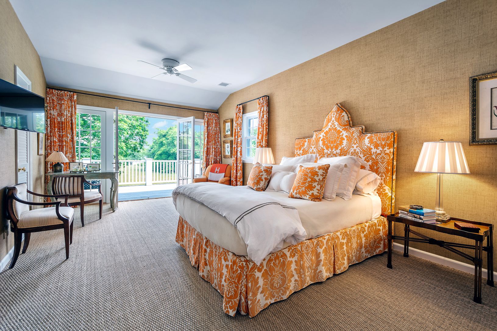 Second floor primary suite