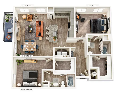 Floor plan B21