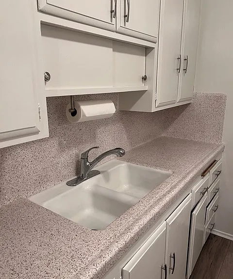 Remodeled kitchen with designer faucet, dishwasher and lots of closet space