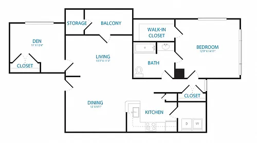 Floor plan The Berkeley