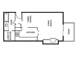Floor plan Studio