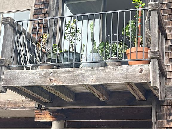 Unit is above car port
