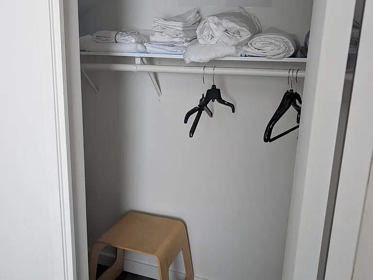 Upstairs - closet