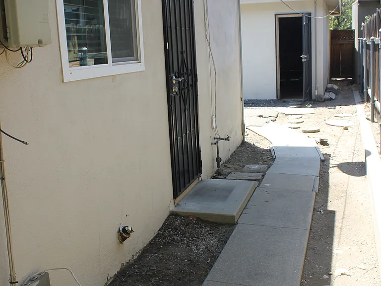 Looking from the back door toward the Garage