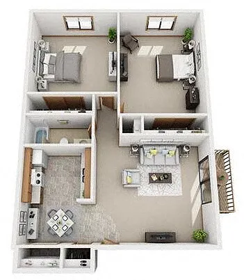 Floor plan West Birch B