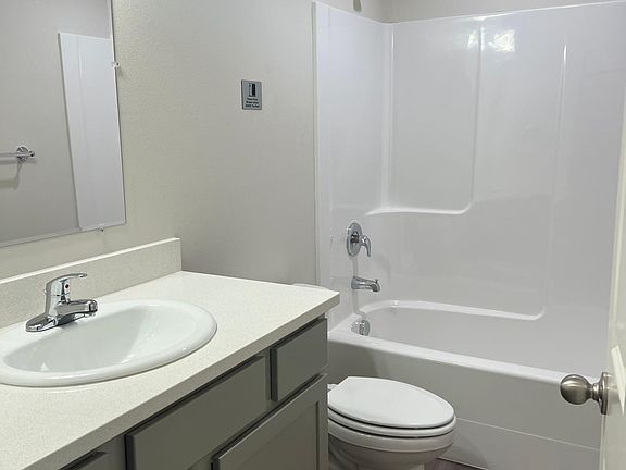 Master bath features walk in shower