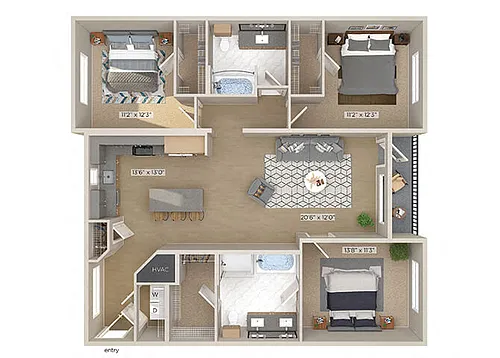 Floor plan C1