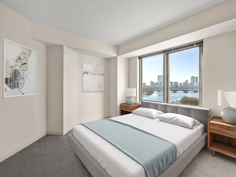 Enjoy peaceful, stylish bedroom spaces designed with high ceilings and airy layouts