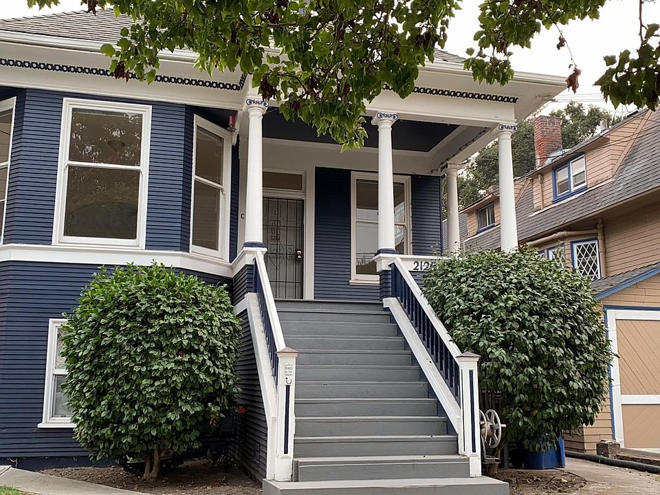 Big balcony at front door