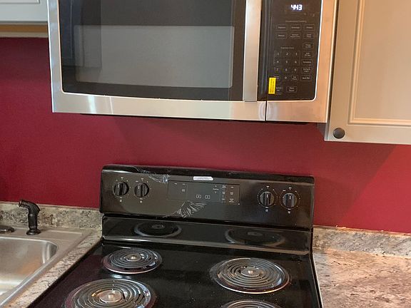 new stove and built in microwave