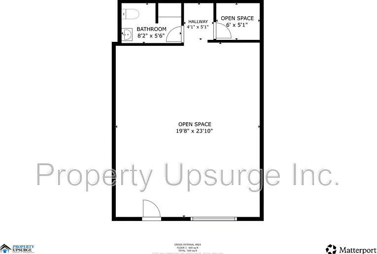 Studio, 1.0 bath, 600 sqft, $795 — Photo 2