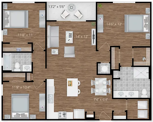 Floor plan Sotto