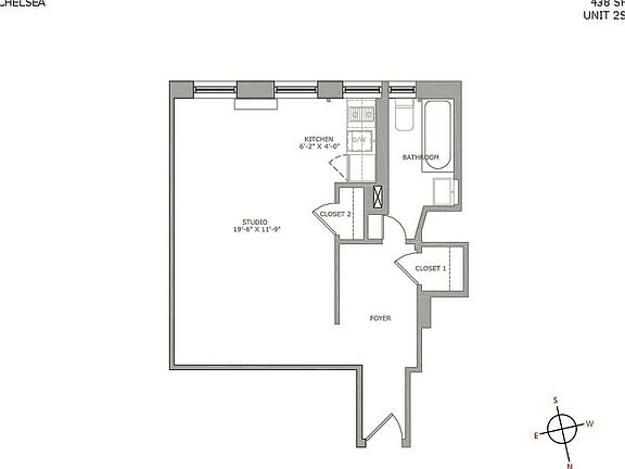 2nd image of 225 W 23rd St APT 2S