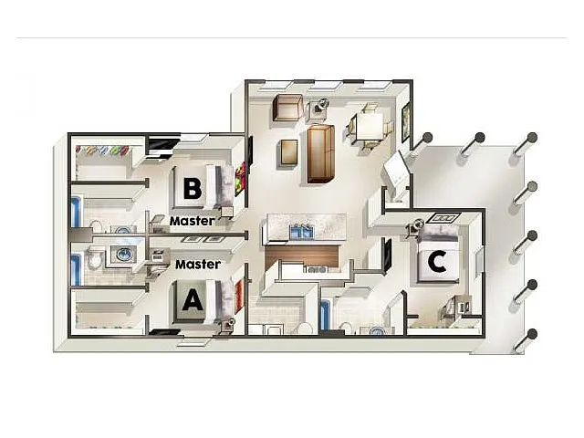 Floor plan C1 Floor Plan (Cottage)