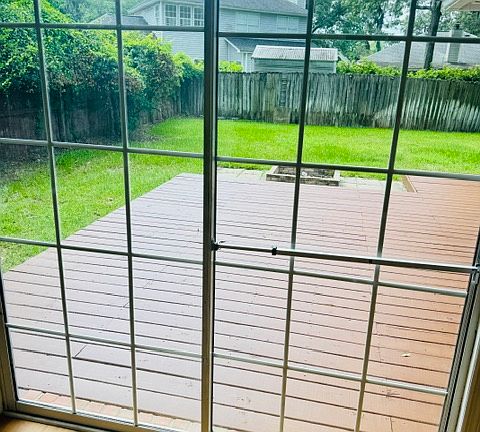 Deck from dining room