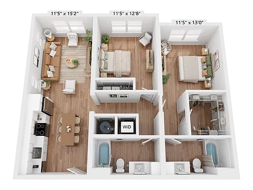 Floor plan B3