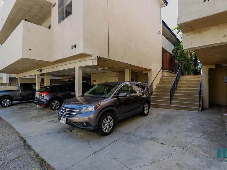 Covered Resident Parking in Rear of Building