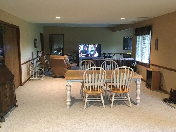 Wide open finished basement