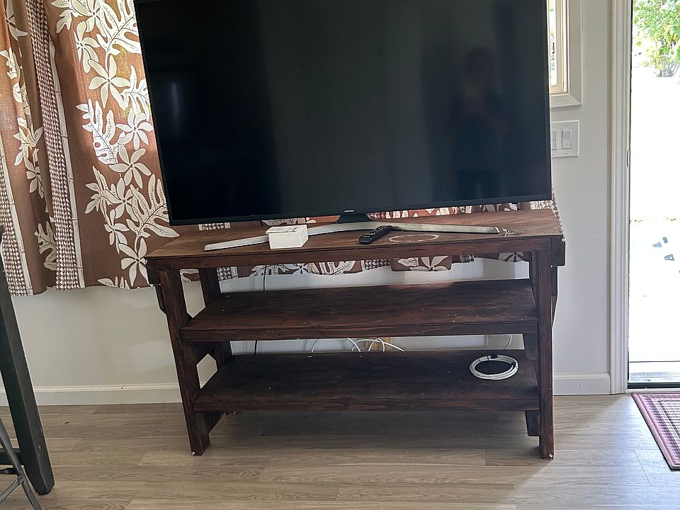 Living area with TV