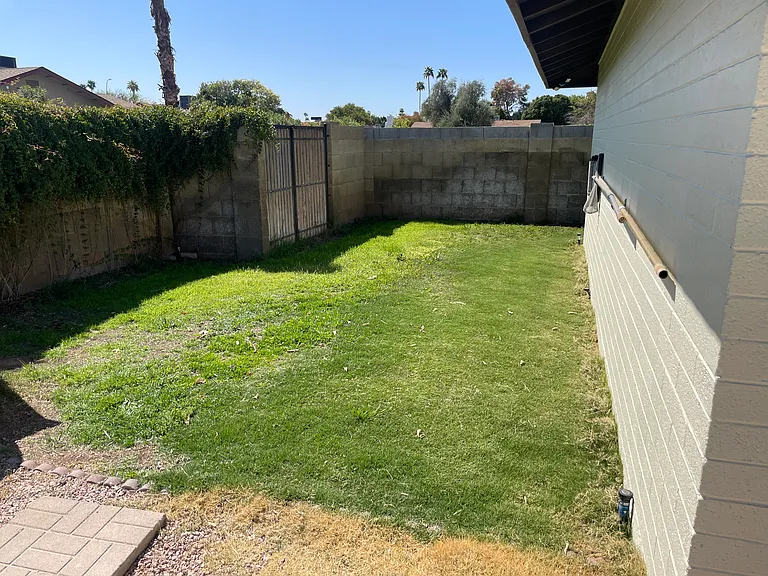 Small grassy area