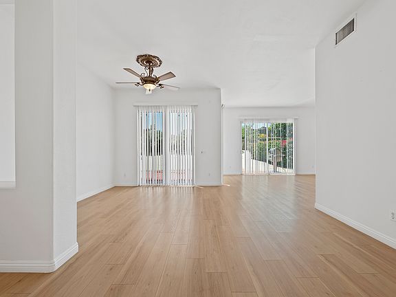 Formal dining room, sliders to outside