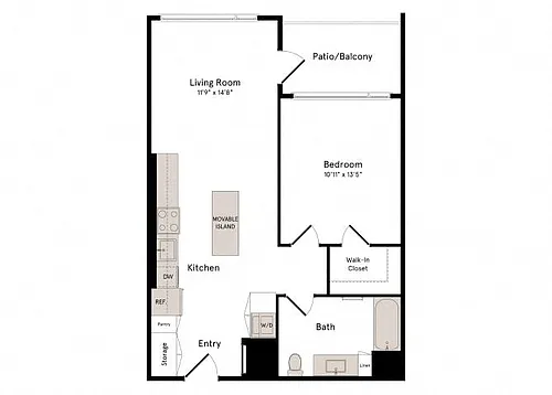 Floor plan 1B.6(A)