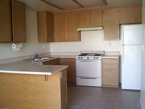 Kitchen from dining area