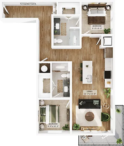 Floor plan B2