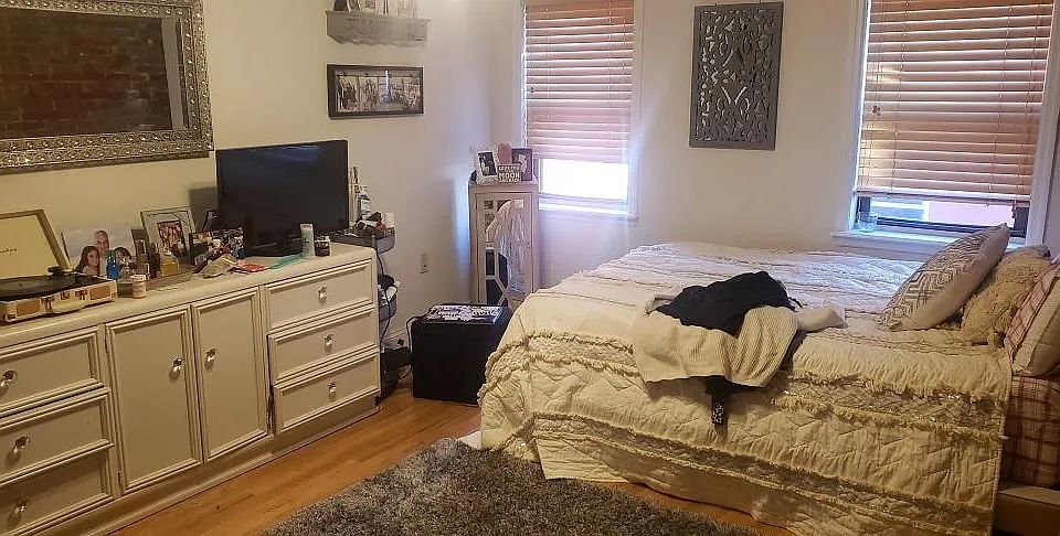 2nd Bedroom fits a Queen size easily.