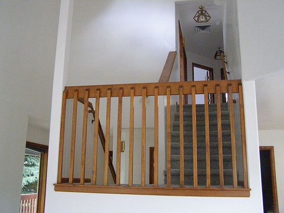 All 3 bedrooms are upstairs