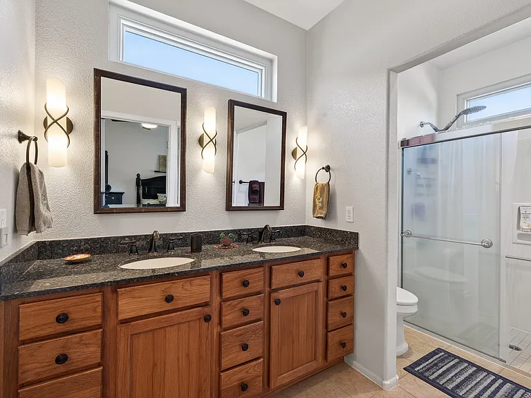 Check out the 'no step' shower!
