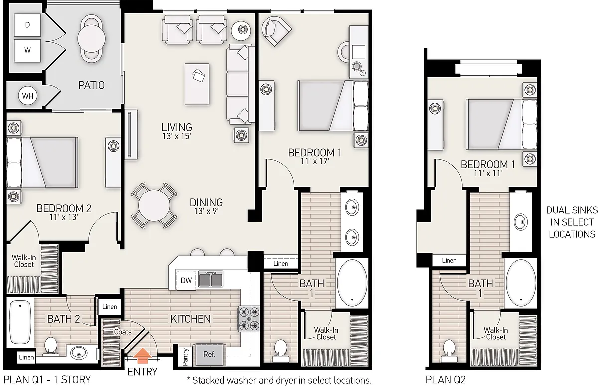 Floor plan Plan Q