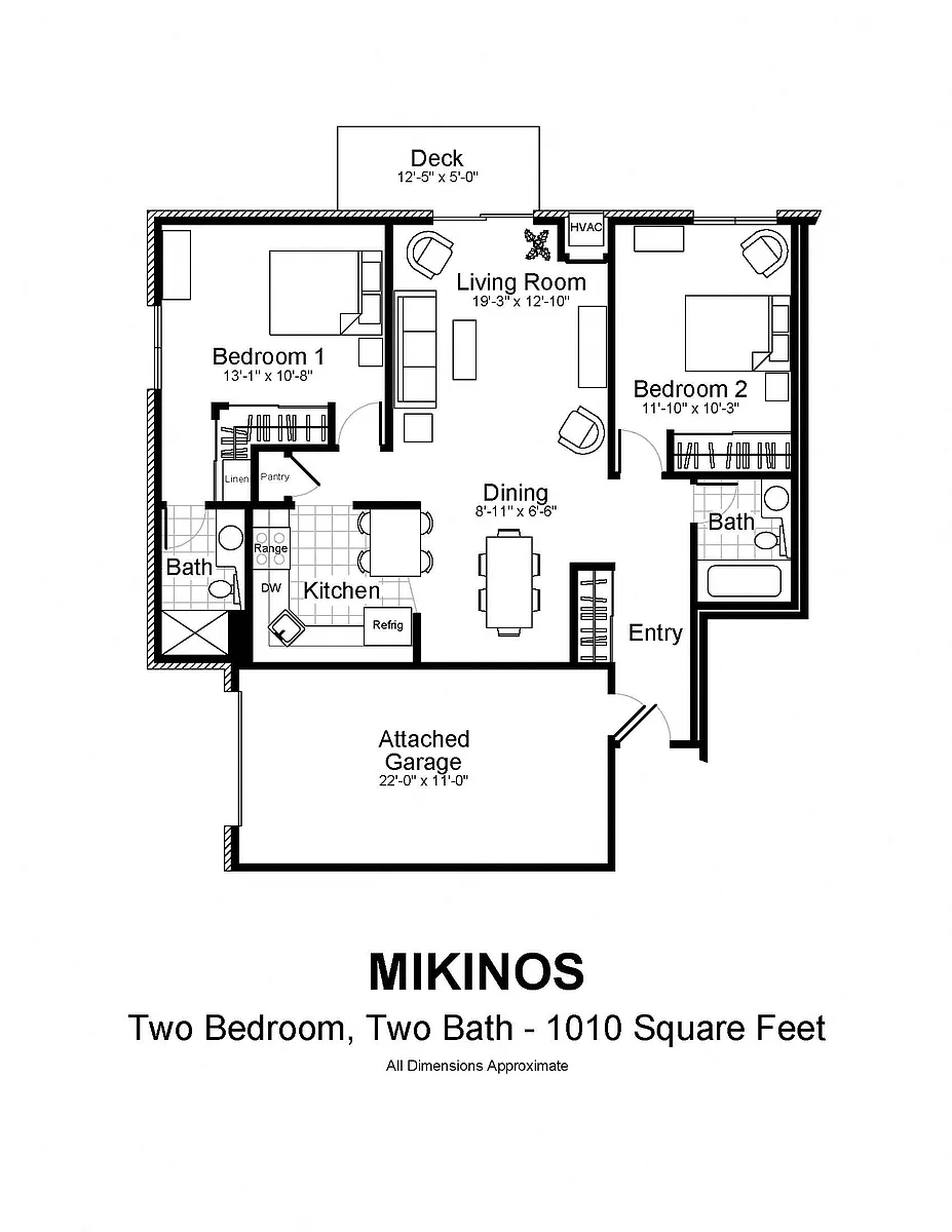 Floor plan Mikinos