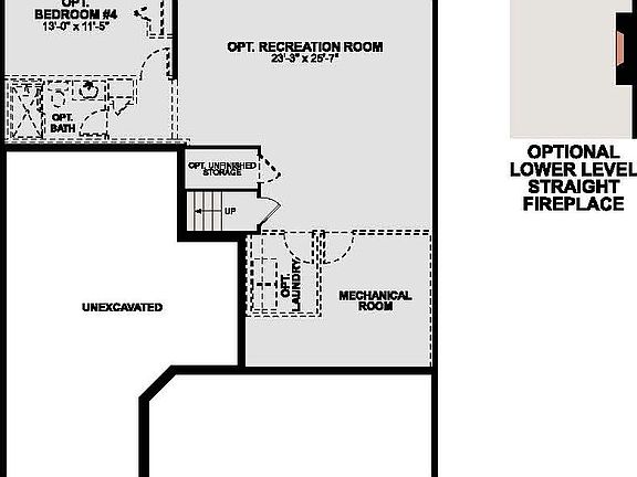 Dawson Floorplan Basement
