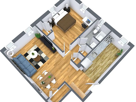 2nd image of 60 Clarkson Ave #H1