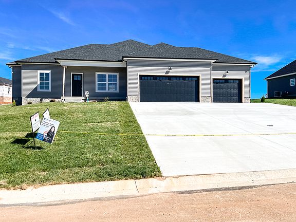 The Crestwood Plan, Three Car Garage Front Elevation