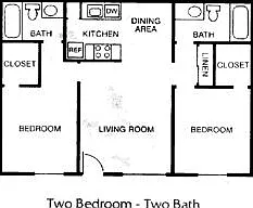 815sqft no washer and dryer