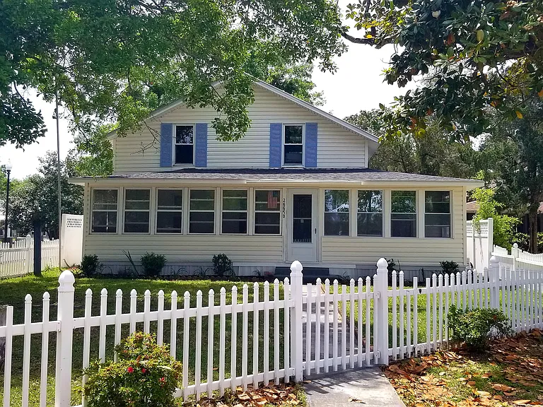 Front of Main (downstairs) & Perch (upstairs)