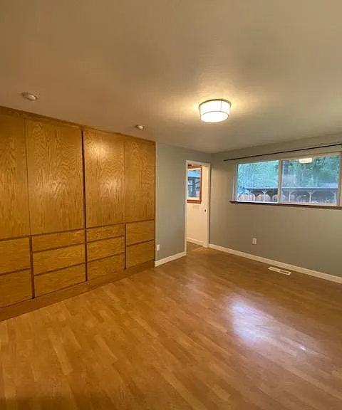 Master Bedroom. Amazing built-in closet with drawers.
